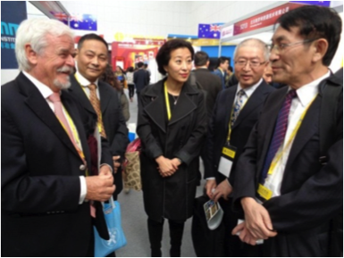 Gerry Fahey meets Wang Jia Hua, Exec Vice President China Mining Association