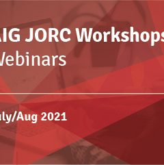 JORC CODE WORKSHOP WEBINARS, July/Aug 2021