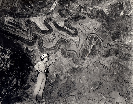 Nicole Galloway #breakthebias underground at Mount Isa Mines, QLD 1988.
